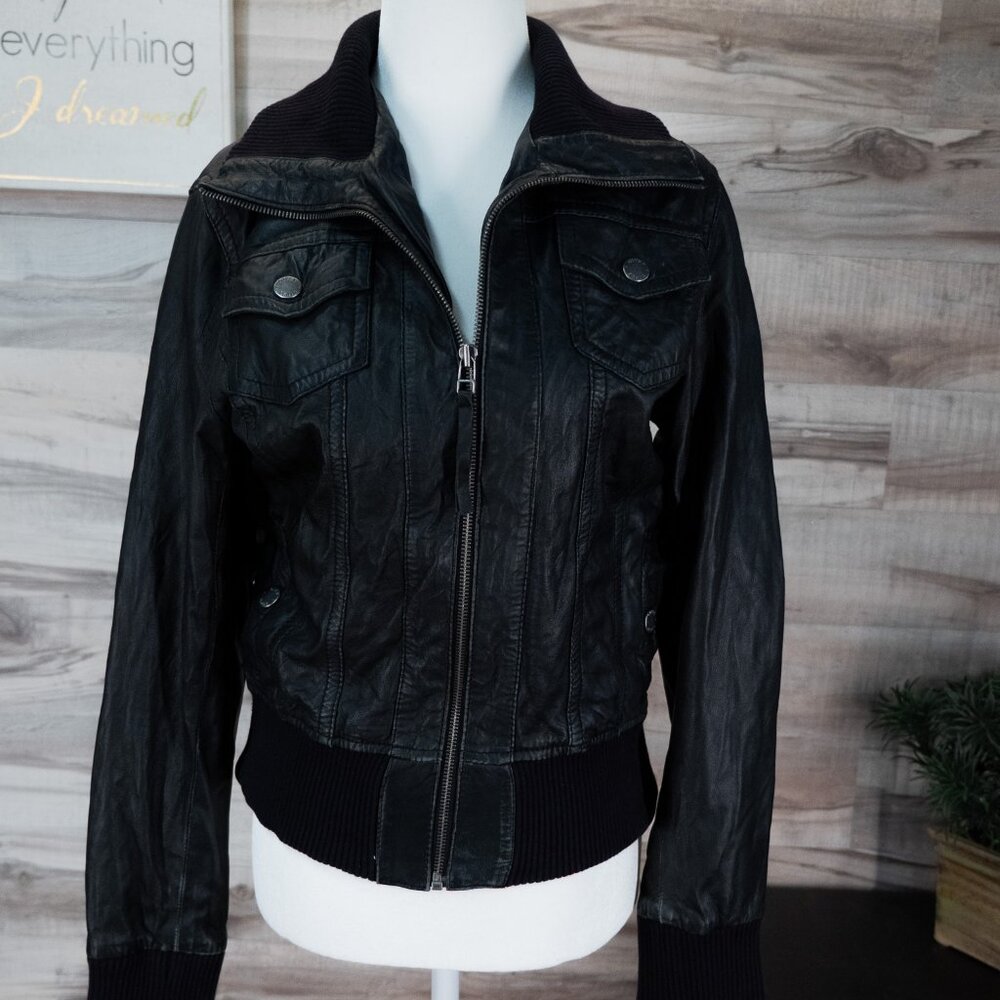 Gipsy trixi leather jacket bikers black